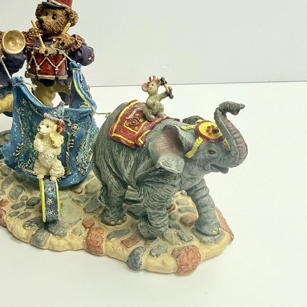 Vintage Boyds Bears Circus Parade Elephant Figurine 227808 Limited Edition 7021